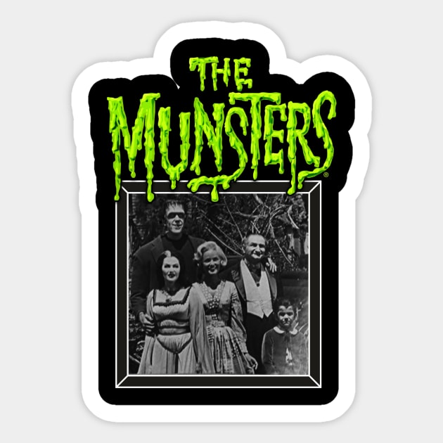 The Munsters Sticker by Charlie_Vermillion